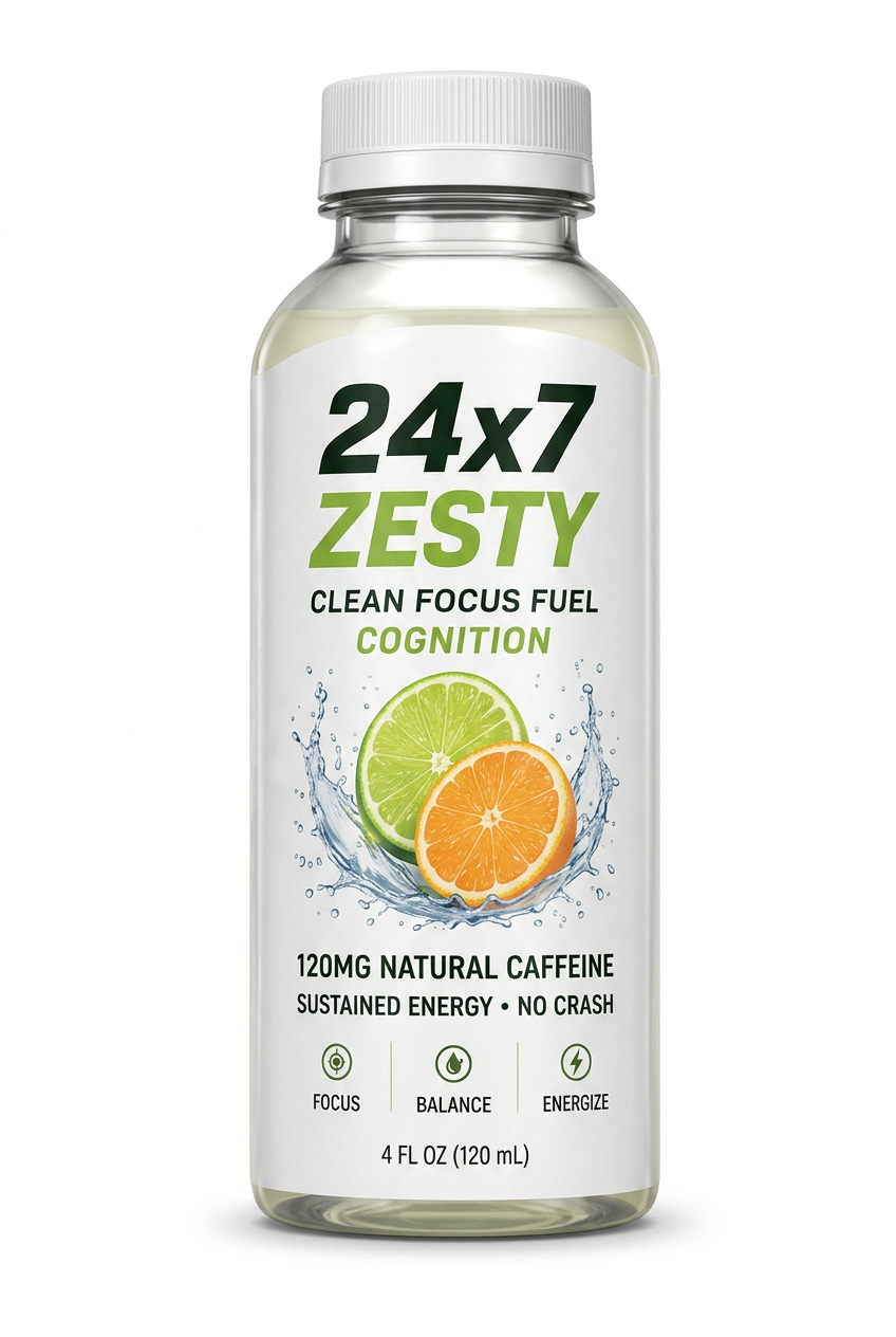24x7 ZESTY sparkling can